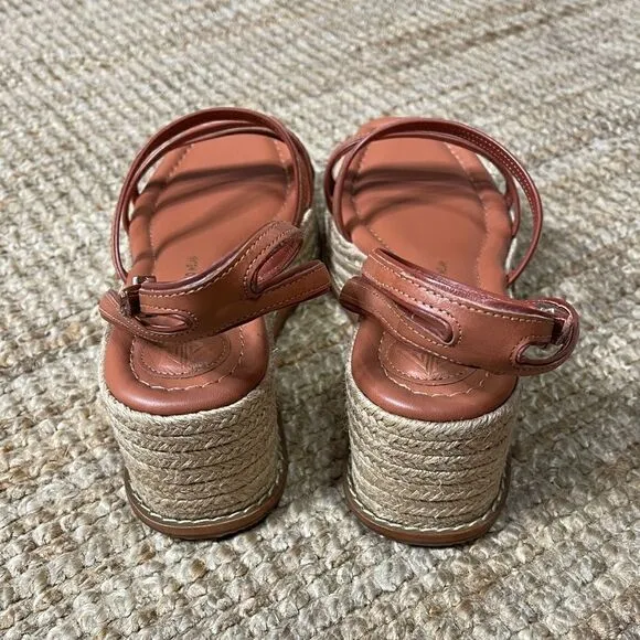 Antonio Melani Hazelle Strappy Wedges Espadrille Sandals Size 8.5