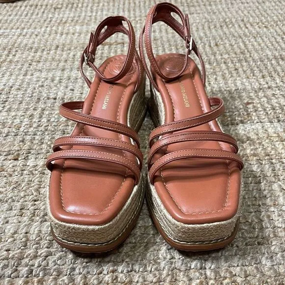 Antonio Melani Hazelle Strappy Wedges Espadrille Sandals Size 8.5