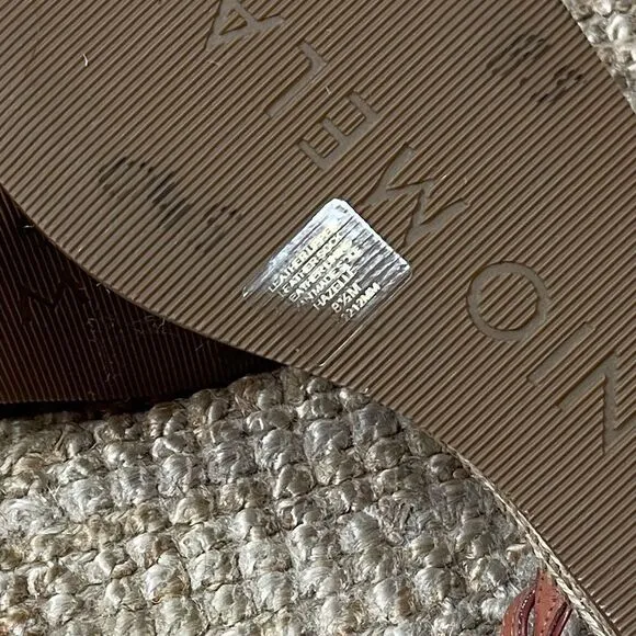 Antonio Melani Hazelle Strappy Wedges Espadrille Sandals Size 8.5