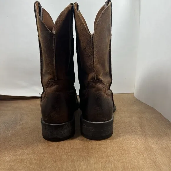 ARIAT Rambler Western Boots Men’s Size 10.5 D Brown Distress Leather 10006715