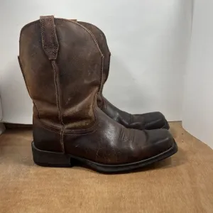 ARIAT Rambler Western Boots Men’s Size 10.5 D Brown Distress Leather 10006715