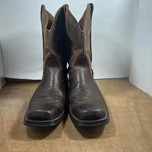 ARIAT Rambler Western Boots Men’s Size 10.5 D Brown Distress Leather 10006715