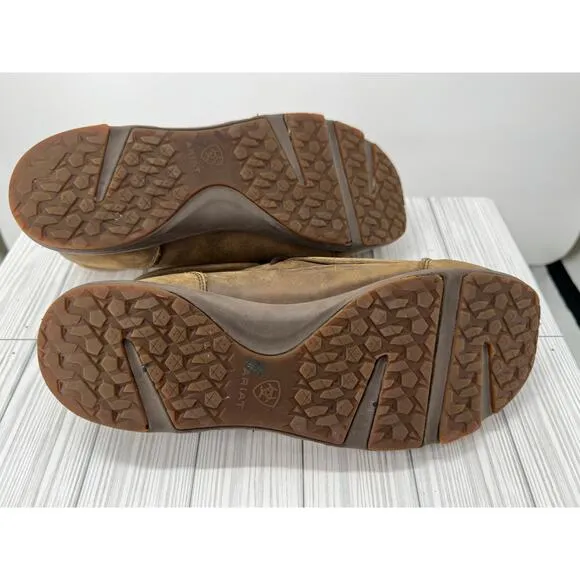 Ariat Spitfire Boots Men’s Sz 11.5 D Brown Bomber 10021723 Moc Toe Casual Shoes