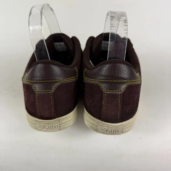 Asics Classic Tempo Pro Sneakers Men 8 Dark Brown Suede Low Top Skateboard Shoes