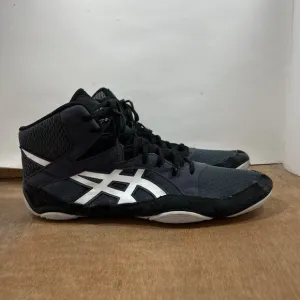 Asics Snapdown 3 Men Size 13 Black Gray Wrestling Shoes Sneakers 1081A030