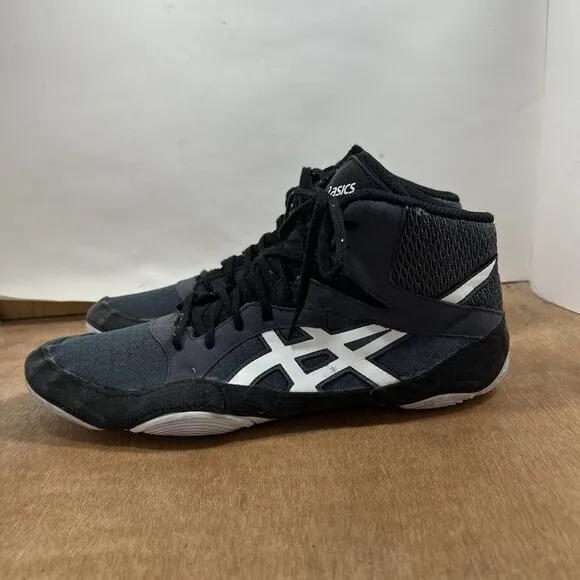 Asics Snapdown 3 Men Size 13 Black Gray Wrestling Shoes Sneakers 1081A030