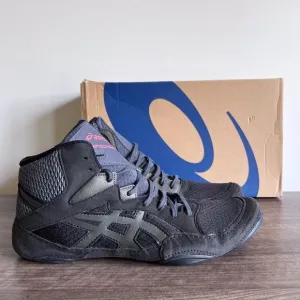 ASICS Snapdown 3 Men's Black Gunmetal Wrestling Shoe Size 13 #B1555