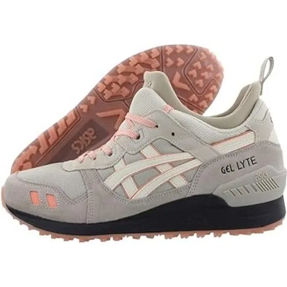 Asics Sneakers Running Shoes Gel Lyte Gray Pink Men’s Suede Classic Retro Dad