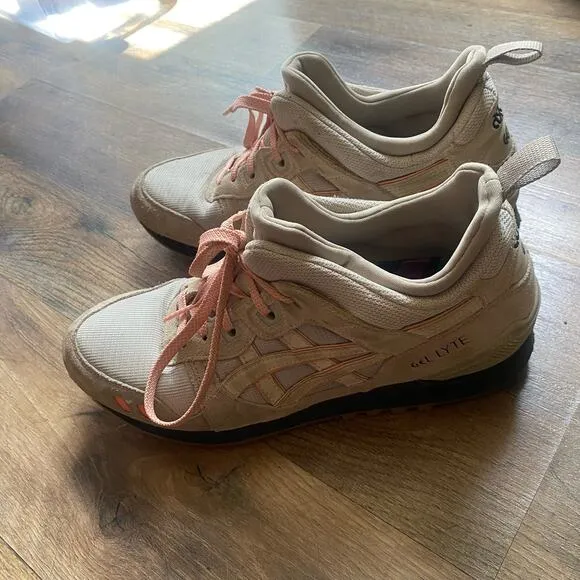 Asics Sneakers Running Shoes Gel Lyte Gray Pink Men’s Suede Classic Retro Dad