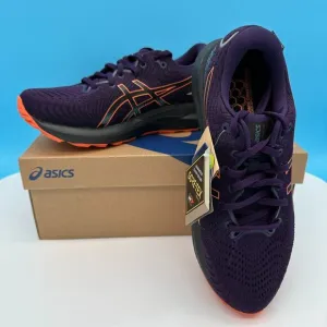 Asics Women's Gel Cumulus‎ 24 GTX Running Shoes, Size 9.5, Night Shade/Orange