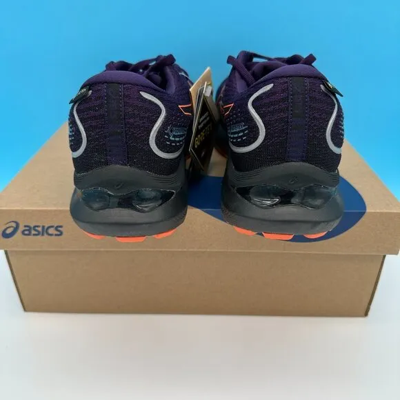 Asics Women's Gel Cumulus‎ 24 GTX Running Shoes, Size 9.5, Night Shade/Orange