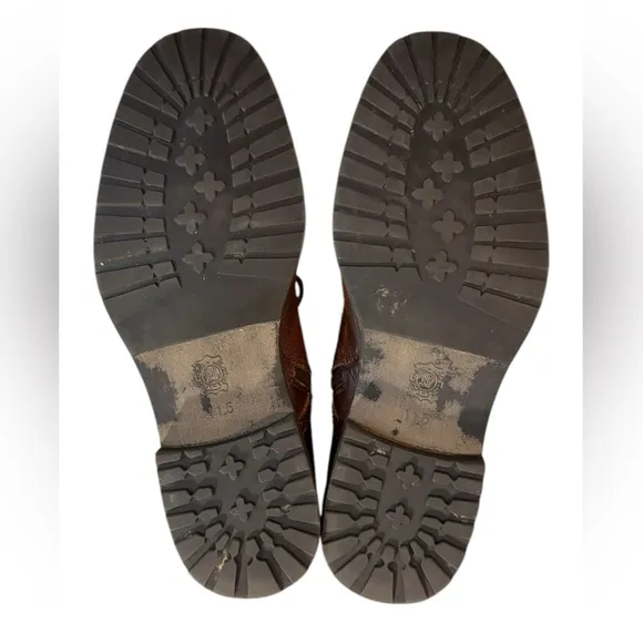 Aston Grey Rockcastle Brown Rugged Leather Boots with Lace-Up Durable Sole