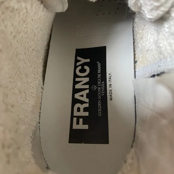 authentic golden goose francy sneakers animalier mix color size 36 ggdb
