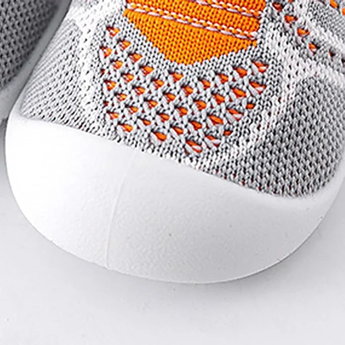 Baby First Walking Shoes – Non-Slip Cotton Canvas Trainers for Boys & Girls, Breathable Soft Sole Slip-On Sneakers for Outdoor Adventures