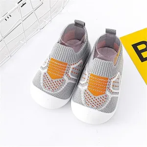 Baby First Walking Shoes – Non-Slip Cotton Canvas Trainers for Boys & Girls, Breathable Soft Sole Slip-On Sneakers for Outdoor Adventures