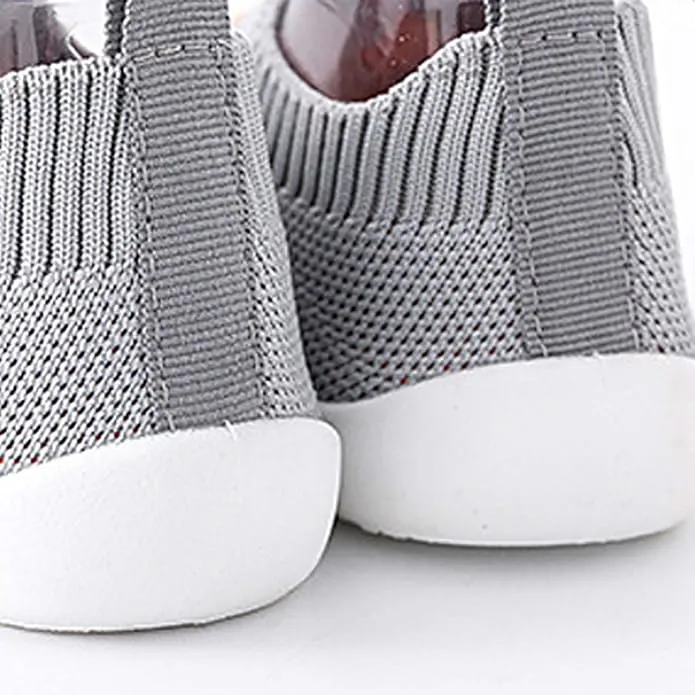 Baby First Walking Shoes – Non-Slip Cotton Canvas Trainers for Boys & Girls, Breathable Soft Sole Slip-On Sneakers for Outdoor Adventures