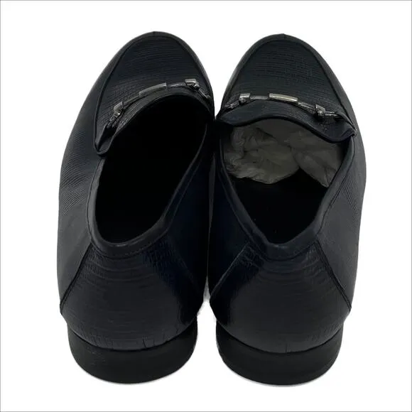 Baldi London Men's Linesville Dress Shoe in Navy Size 10