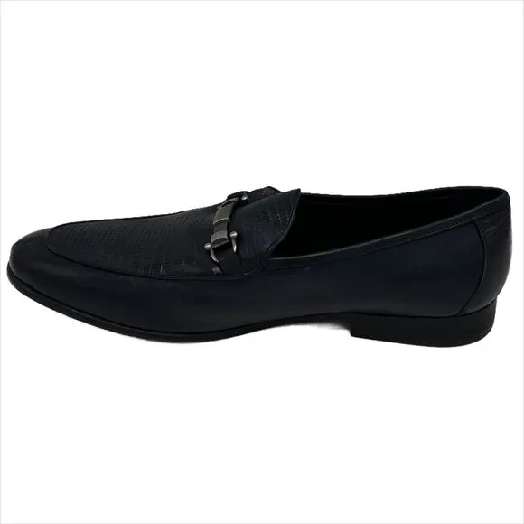 Baldi London Men's Linesville Dress Shoe in Navy Size 10