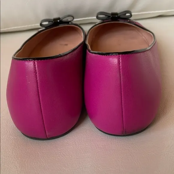 Bally 2 Tone Patent Ballerina Sofye Shoes