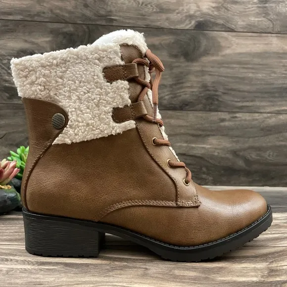 Baretraps ONeil Faux Fur Waterproof Combat Boots