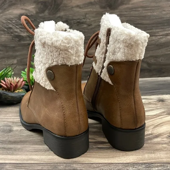 Baretraps ONeil Faux Fur Waterproof Combat Boots