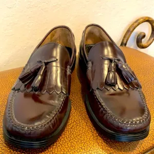 Bass Men’s Brazilian burgundy dress casual shoes!