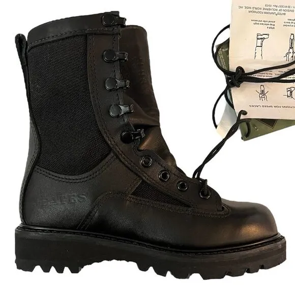 Bates Uniform Footwear Infantry Combat Boots E20500 UK Size 2.5XW GoreTex Vibram