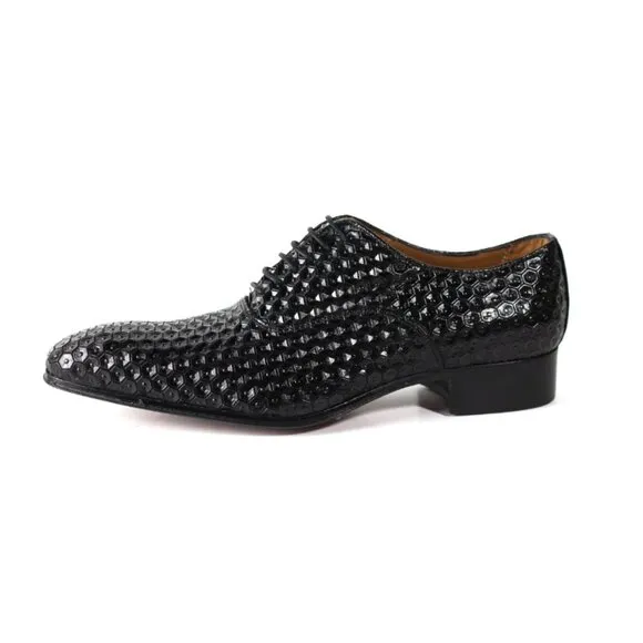 Baye Black Oxford Mens Dress Shoes
