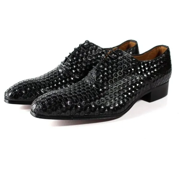 Baye Black Oxford Mens Dress Shoes