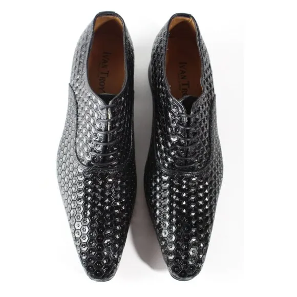 Baye Black Oxford Mens Dress Shoes