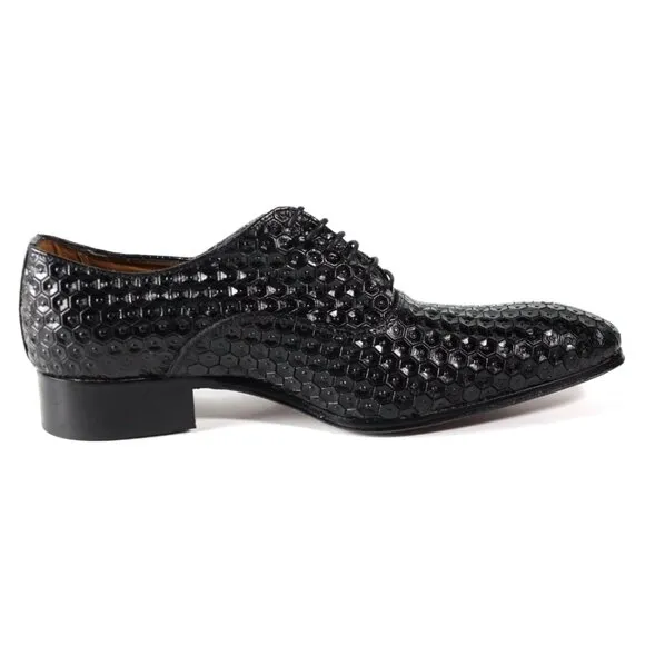 Baye Black Oxford Mens Dress Shoes