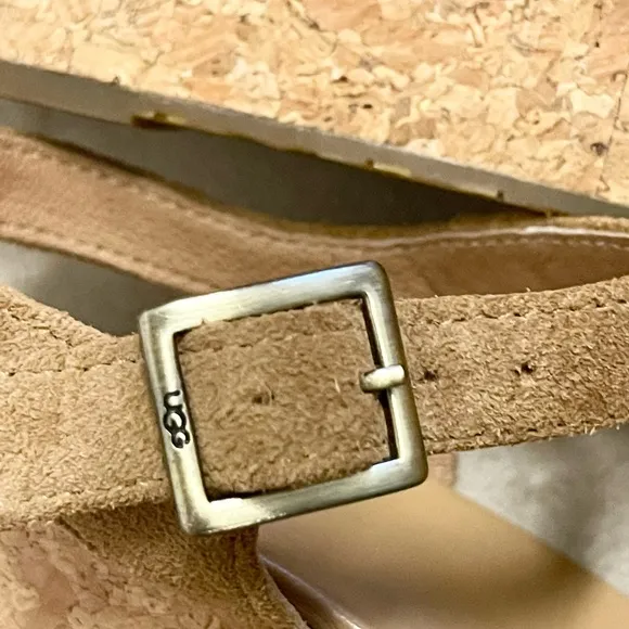 Beautiful Ugg strappy wedge sandals