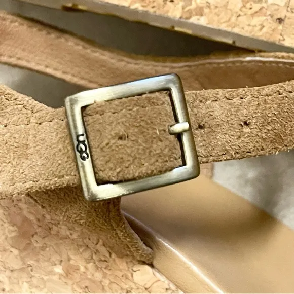 Beautiful Ugg strappy wedge sandals