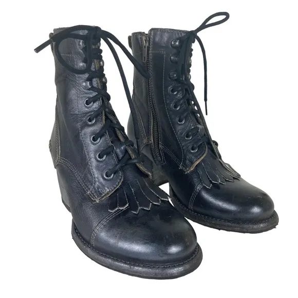 Bed Stu Combat Granny Boots
