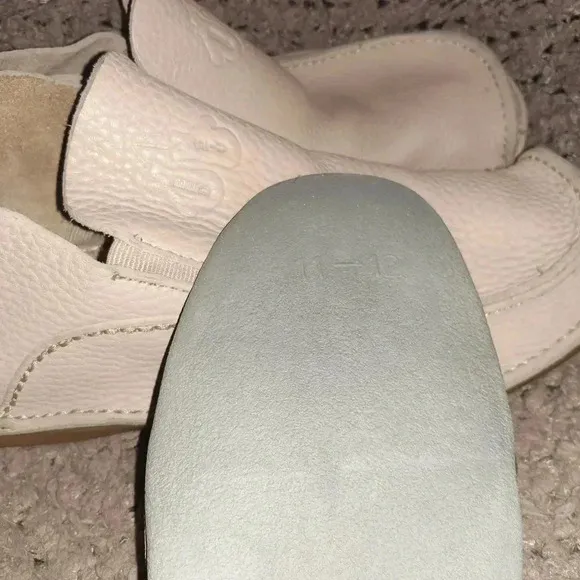 BED STU-The Next Step-Moccasins-Beige Leather Loafers/Driving Shoes-Sz 11.5-EX