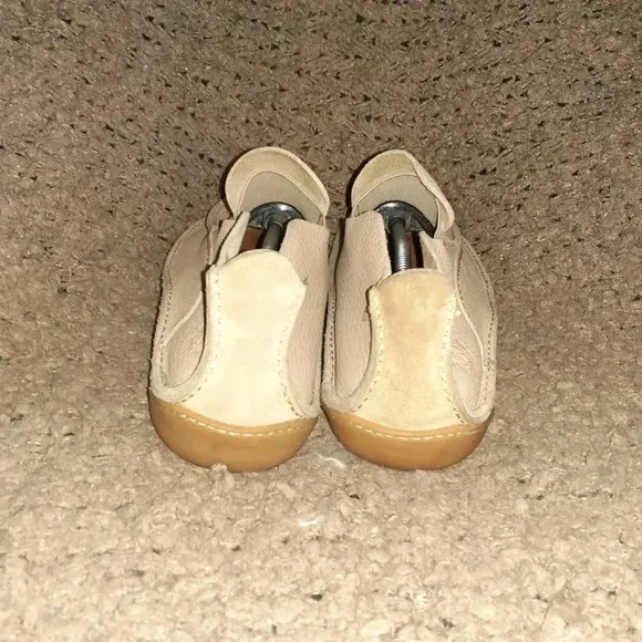BED STU-The Next Step-Moccasins-Beige Leather Loafers/Driving Shoes-Sz 11.5-EX