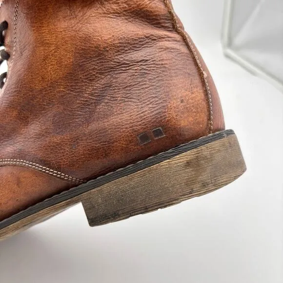 Bed Stu Workshop Leather Lace Up Cobbler Boots Men's 11