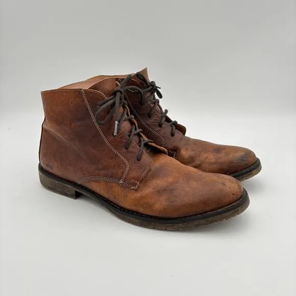 Bed Stu Workshop Leather Lace Up Cobbler Boots Men's 11
