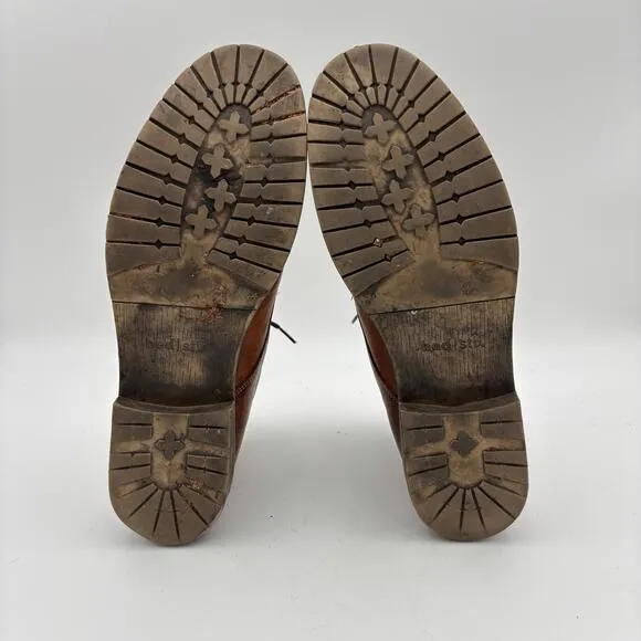 Bed Stu Workshop Leather Lace Up Cobbler Boots Men's 11