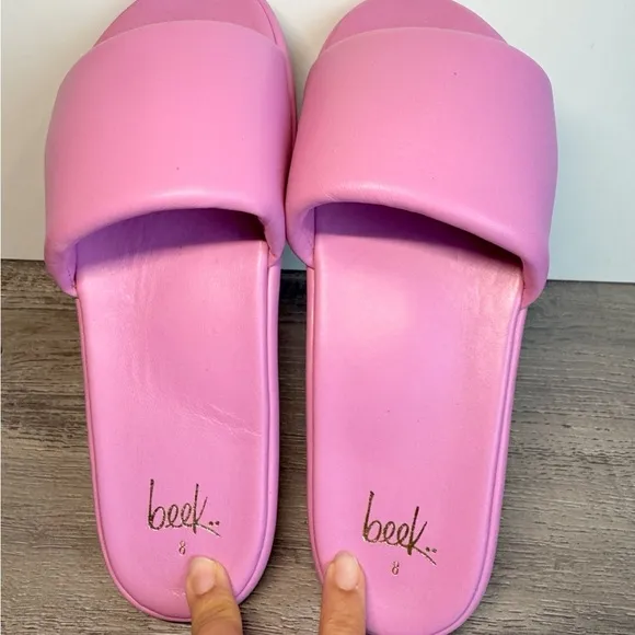 BEEK Puffbird slide sandals Womens size 8 $260 Read below