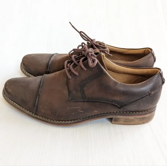 BELVEDERE Paris brown leather oxford loafers dress shoes