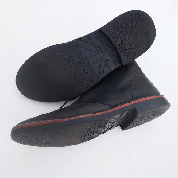 Ben Sherman Men's Lace Up Ankle Leather Boots Size 9.5