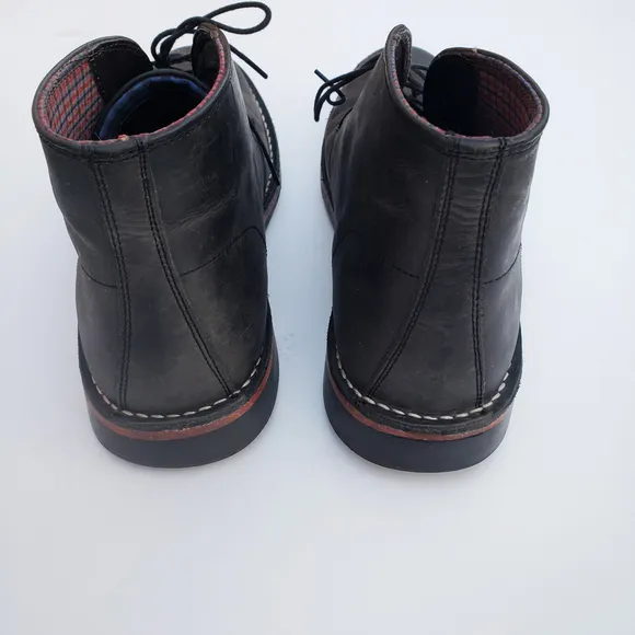 Ben Sherman Men's Lace Up Ankle Leather Boots Size 9.5