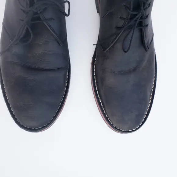 Ben Sherman Men's Lace Up Ankle Leather Boots Size 9.5