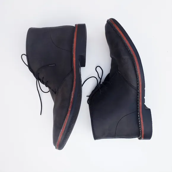 Ben Sherman Men's Lace Up Ankle Leather Boots Size 9.5