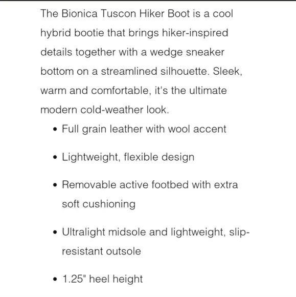 Bionica Aztec Brown Tucson Lace Up Hiker Boots