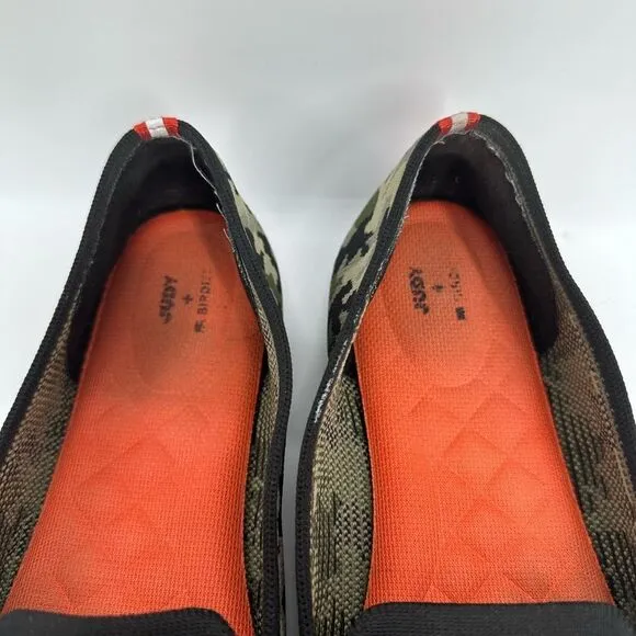 Birdies   Judy Blackbird Camouflage Point Toe Slipon Flats Size 9