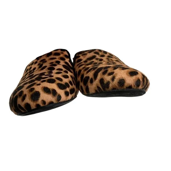 Birdies Starling Animal Print/Leopard/Cheetah Haircalf Flats Women's Size 6