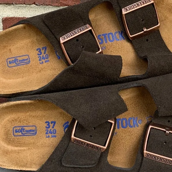 Birkenstock Arizona Suede Sandals, 37N/6-6.5