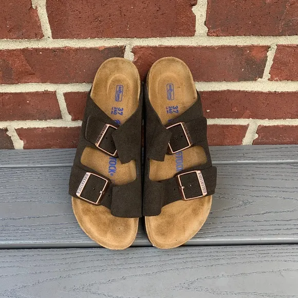 Birkenstock Arizona Suede Sandals, 37N/6-6.5